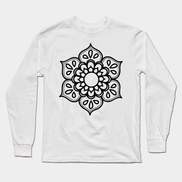 mandala Long Sleeve T-Shirt by hoddynoddy